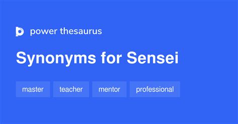 sensei synonym